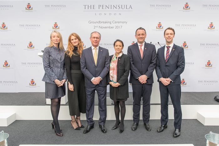 The Peninsula London Groundbreaking Ceremony