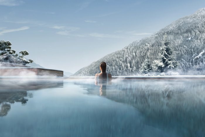 Lefay Resort & SPA - Outdoor pool in winter