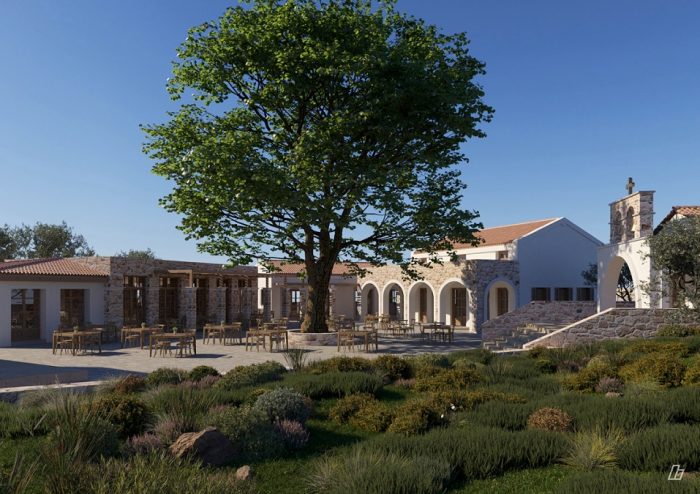 Lesante Cape Resort & Villas, Zakynthos - village square